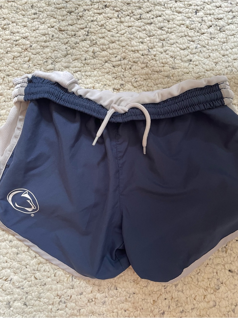 Nike Women's Navy Blue Athletic Shorts with Penn State Logo - Picture 4 of 5